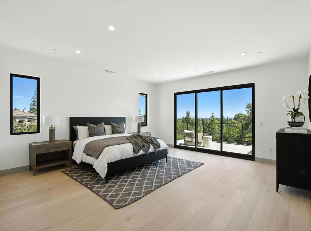 Brand New Sleek Modern Estate with Sweeping Bay Views